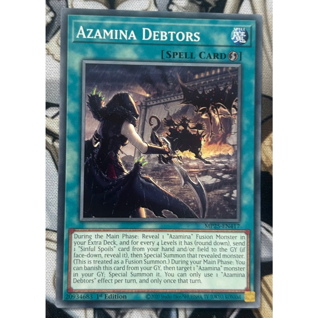 Thẻ bài Yugioh - Azamina Debtors