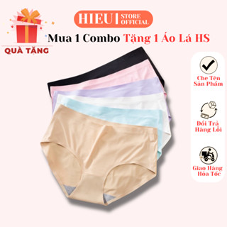 (Mua 1 Combo 5 Quần, Tặng 1 Áo Lá HS) Quần Lót Su Không Đường May, Mặc Không Lộ Viền 5032 - 5033