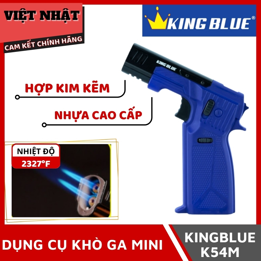 Dụng cụ khò ga mini Kingblue K54M, sử dụng nhựa cao cấp & hợp kim kẽm - Điện Máy Việt Nhật