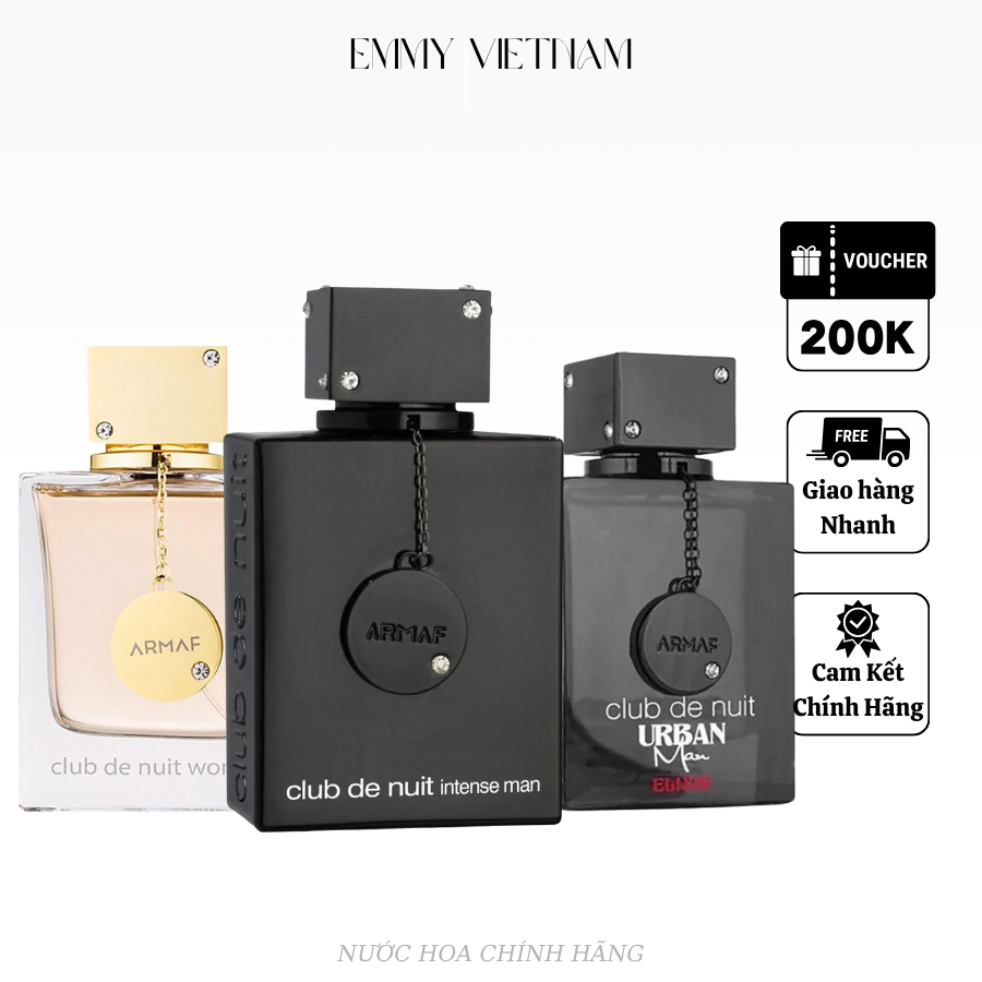 [ Chính Hãng ] Nước Hoa Armaf_Club_De Nuit Eau de Parfum 105ml | Full Box | Emmy