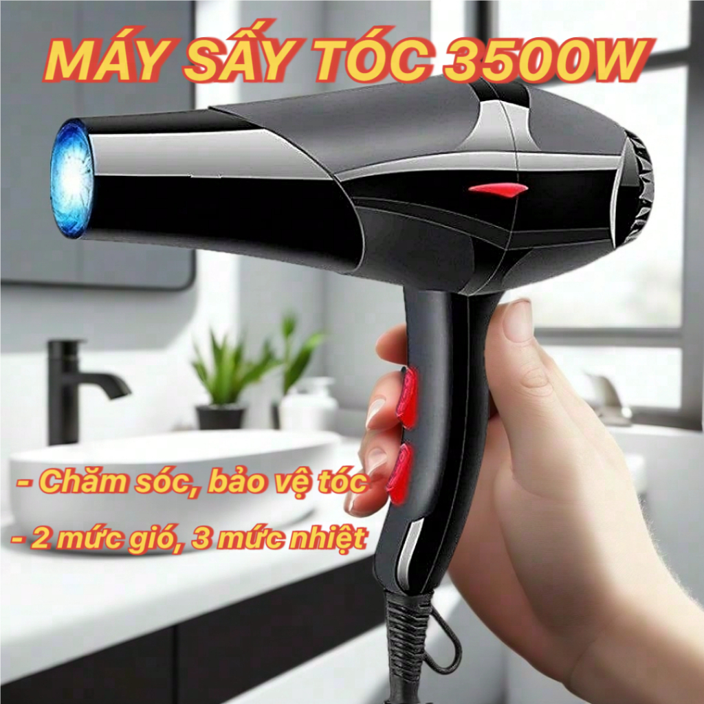 Máy sấy tóc 2 chiều nóng lạnh công suất 3500W