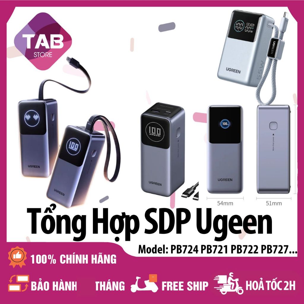 Sạc Tổng Hợp PB727 PB726 PB723 PB724 PB721 PB722