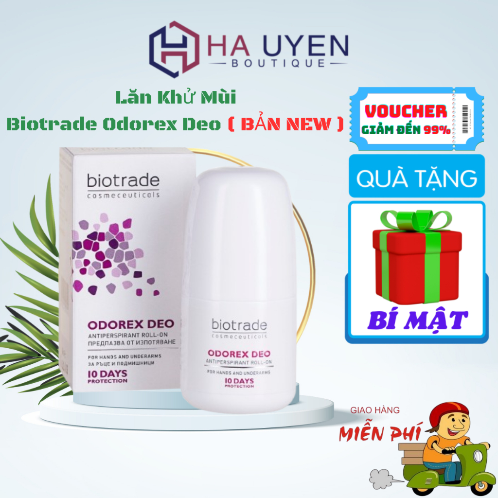 Lăn Khử Mùi Biotrade Odorex Deo Roll On, Chống Đổ Mồ Hôi - Lọ 20 & 40ml [ HÀ UYÊN BOUTIQUE ]