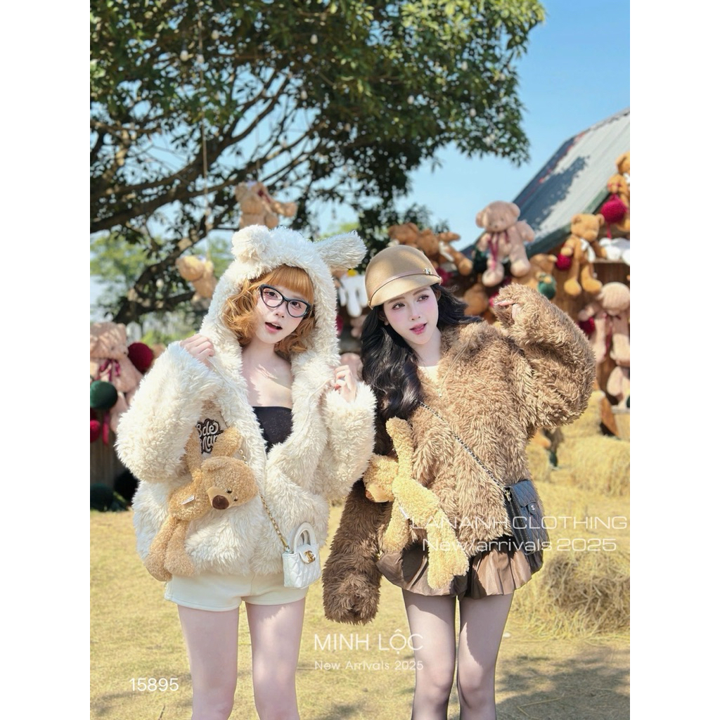 New Arrivals Áo khoác phao lông cừu 13De Marzo