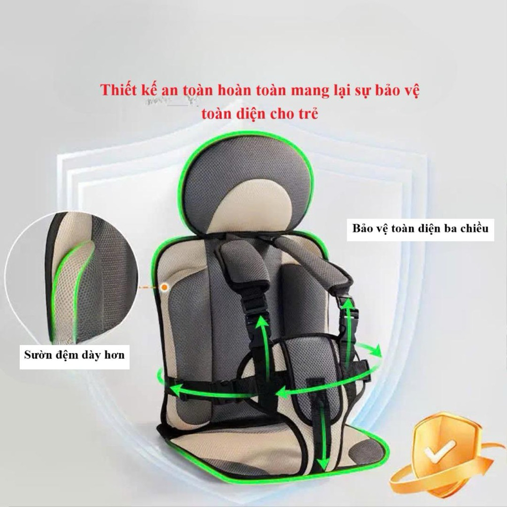 Gợi ý các mẫu đệm ngồi ô tô cho bé gái an toàn và đáng yêu