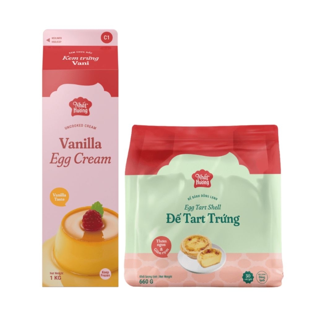 Combo bánh tart trứng , combo đế tart kem trứng