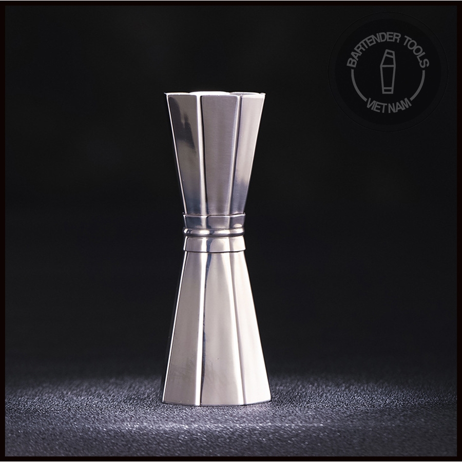 Angles Jigger 30/45ml - Jigger inox 304 bát giác 30/45ml