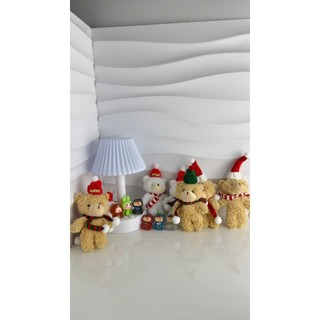 Móc khóa gấu teddy Noel