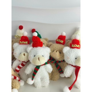 Móc khóa gấu teddy Noel