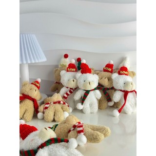 Móc khóa gấu teddy Noel