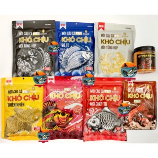 [Chính Hãng] Mồi câu khó chịu Đỏ - Xanh Lam - Đen - Vàng - Trắng.