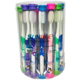 Combo 30 cây bàn chải đánh răng bảo vệ nướu Sunree Thái lan ( 1 hộp 30 cây ) .