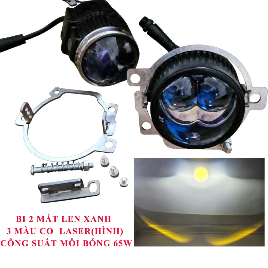 Bi led gầm KT 2.0inch lắp mitsubishi Xpander Cross nắm 2024 2023 . Lắp đặt như zin, Siêu sáng. giá 1