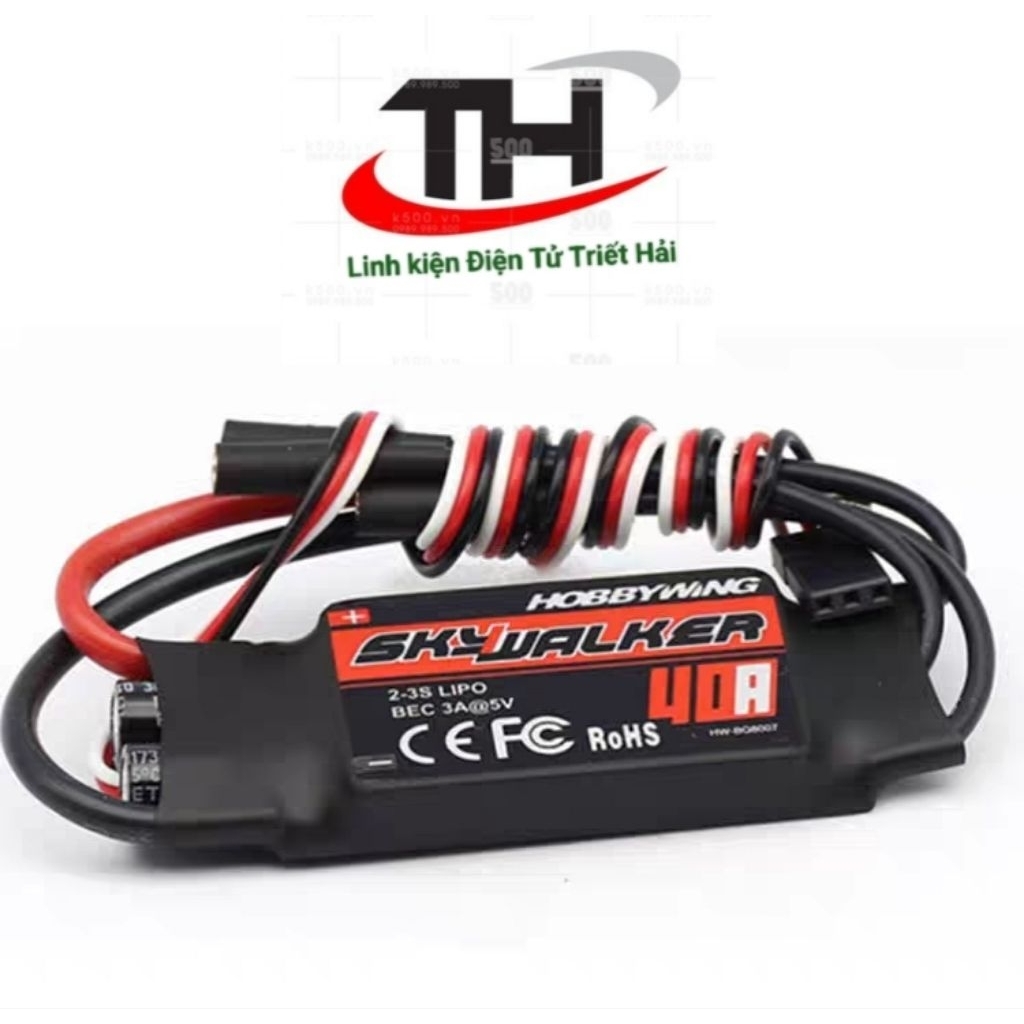 Esc Hobbywing SkyWallker 30A 40A  pin 2s 3s Hàng Chính hãng