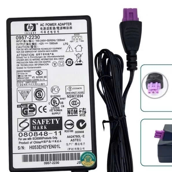 Cục Nguồn 32V Cho Máy Scan HP 3000s3 bảo hành 12 tháng
