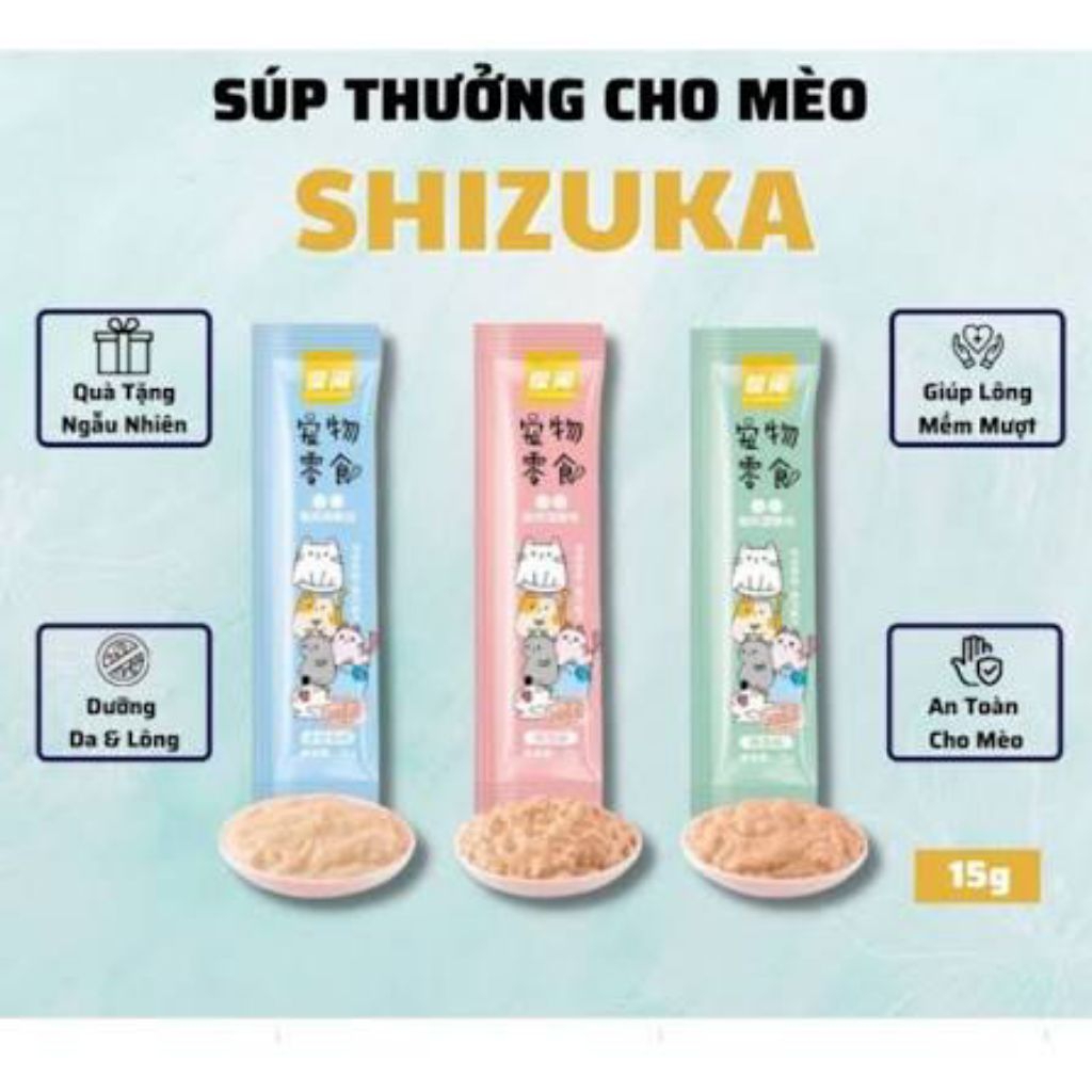COMBO 50/100/200 SÚP THƯỞNG SHIZUKA CHO MÈO
