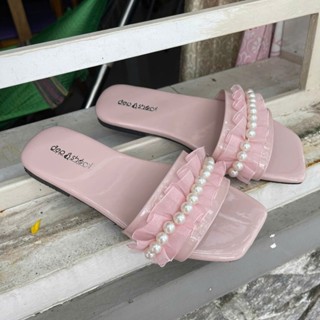  Dép nữ quai ngang bèo nhún Depvashock size lớn 41 42 43 