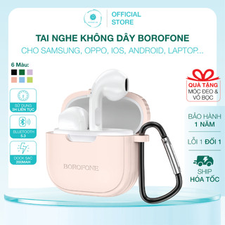  Tai Nghe Bluetooth Không Dây Borofone BW29 | TWS Bluetooth 5.3 Cho Samsung Oppo iOS Android Laptop | Bảo Hành 1 Năm 