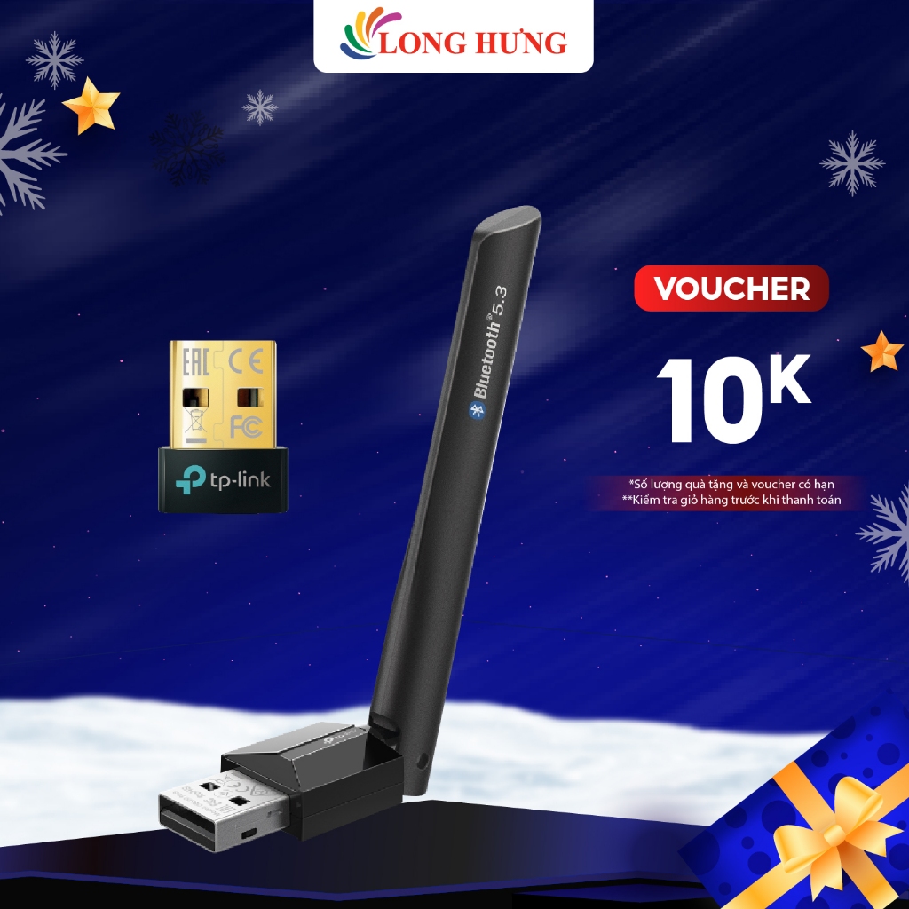 USB Bluetooth 5.3 TP-Link UB500/UB500 Plus - Hàng chính hãng - Thiết kế nhỏ gọn, kết nối nhanh, Blue