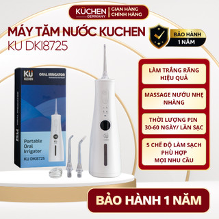 (CHÍNH HÃNG) Máy Tăm Nước KUCHEN - Làm Trắng Răng, 5 Chế Độ Sạch Sâu, Pin 2500mAh, Chống Nước IPX7