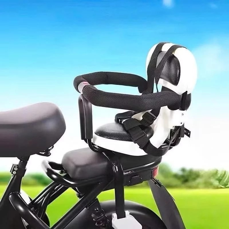 Ghế Ngồi Xe Máy Cho Bé, Ghế ngồi sau xe số, xe tay ga, xe điện - Có Vòng Bảo Vệ, An Toàn Cho Trẻ Em