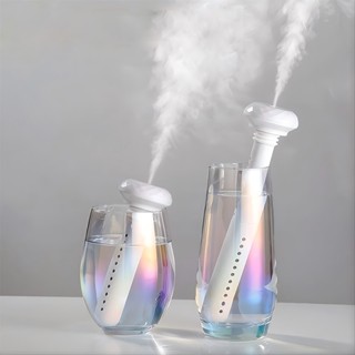 humidifier máy phun sương, mini máy phun sương tạo ẩm, bông lọc máy tạo ẩm, có đèn ngủ led 7 màu