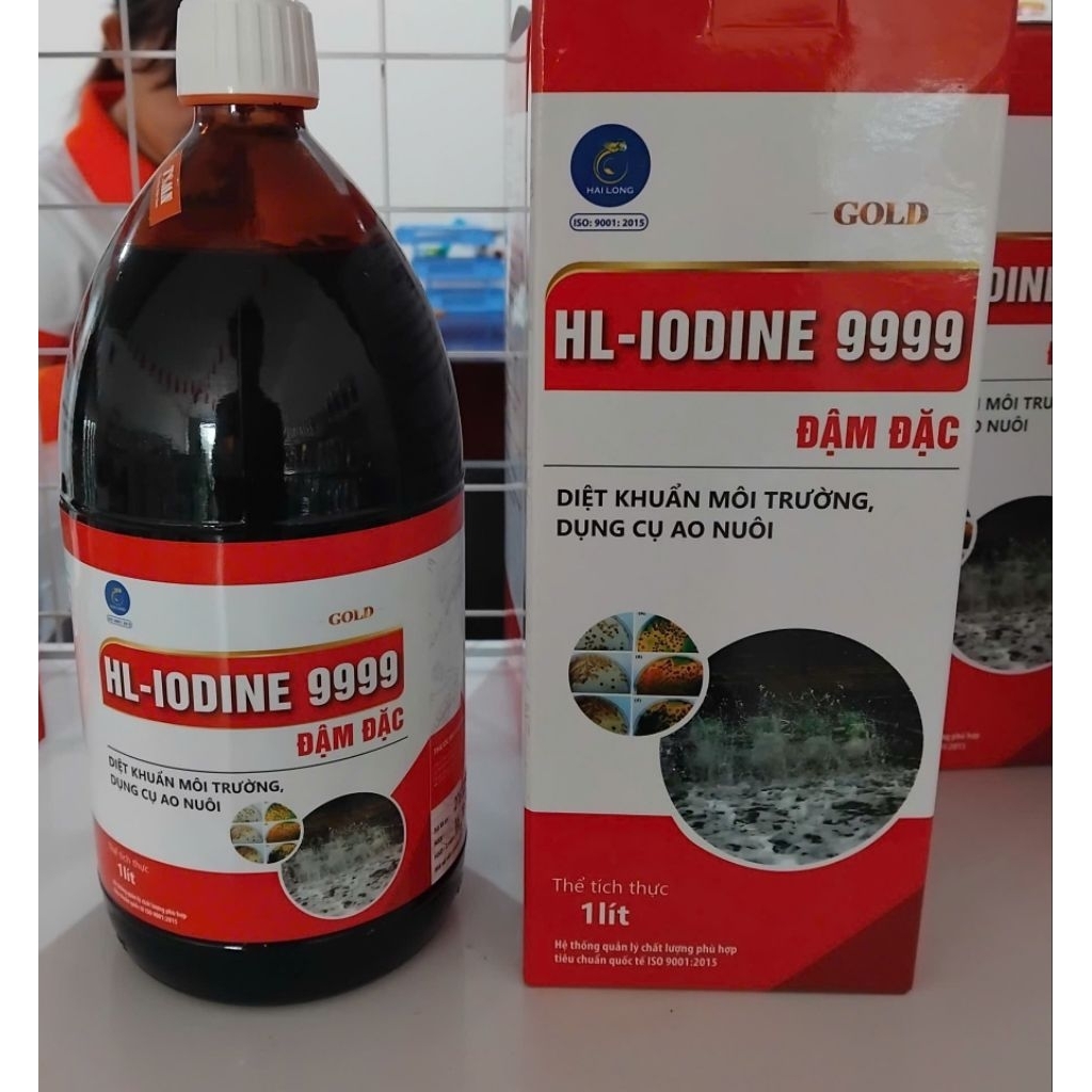 IODINE 9000 - 9999 diêt khuẩn, virus, nấm, ký sinh trùng tôm cá