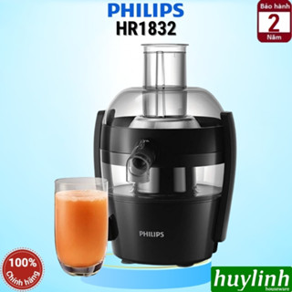 Máy ép trái cây Nhanh Philips HR1832 - Chính hãng - 500W - Phù hợp gia đình và quán nước kinh doanh