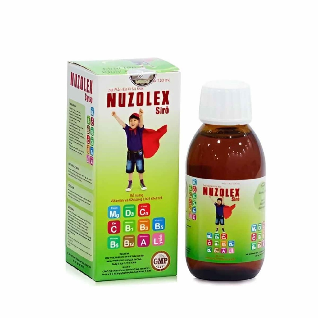 NUZOLEX  Siro tăng sức đề kháng – hỗ trợ tiêu hóa 120ml | CHÂN TÂM