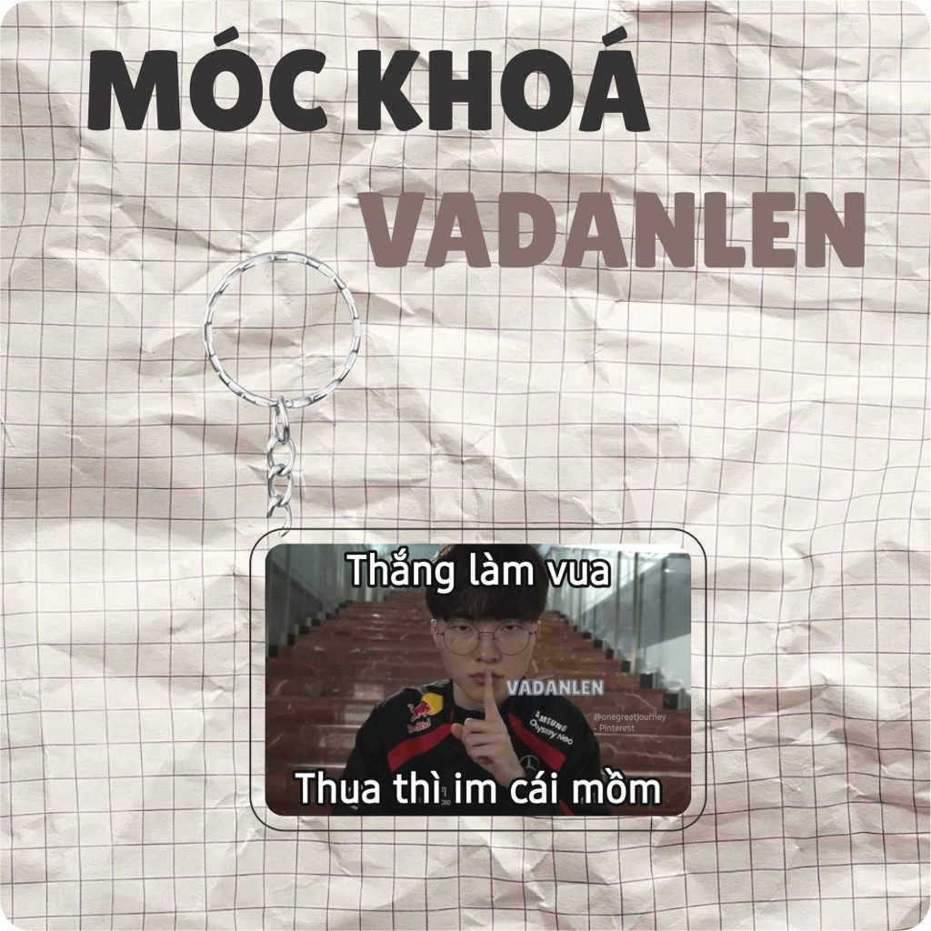 Móc Khóa T1 6Sao, Móc Khóa Faker, Oner, Keria, Gumayusi, Doran