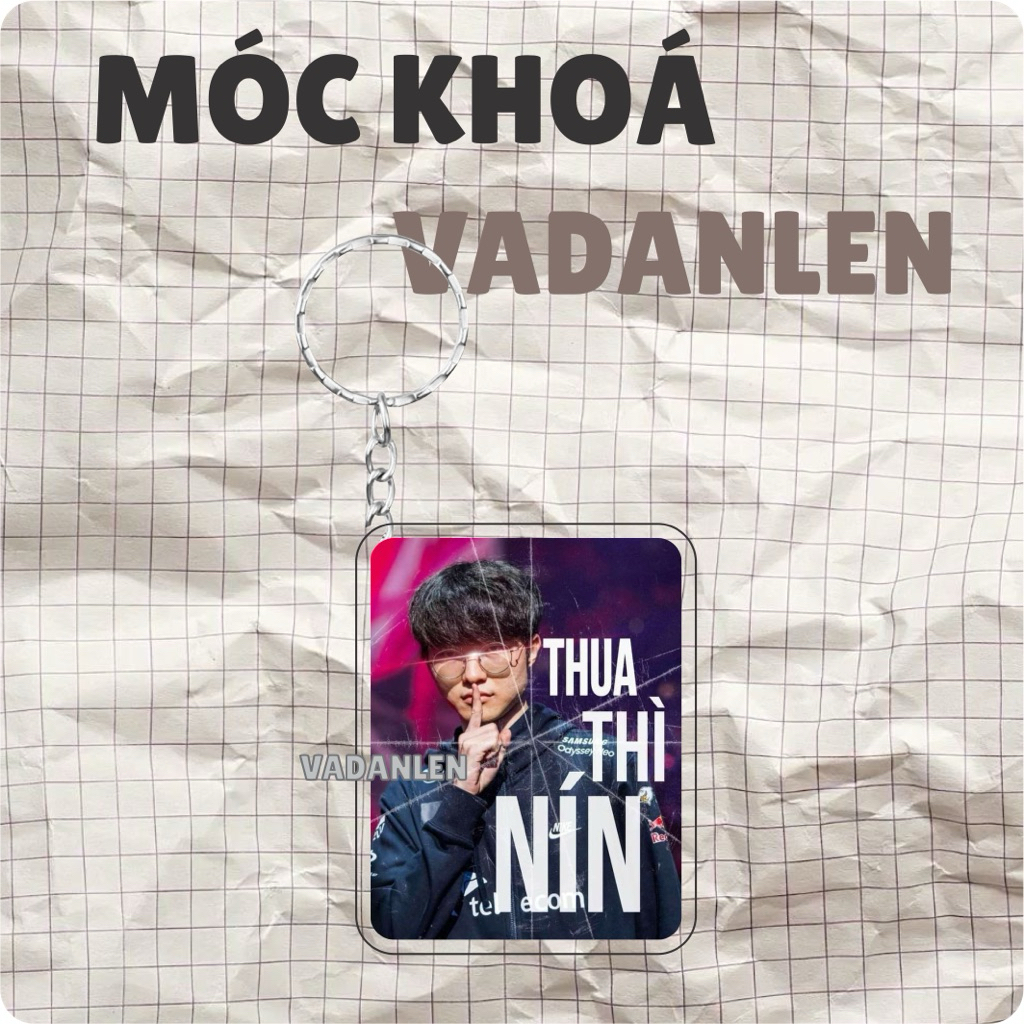 Móc Khóa T1 6Sao, Móc Khóa Faker, Oner, Keria, Gumayusi, Doran - tiệm bình thường