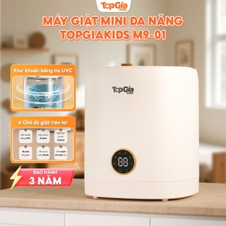 Máy Giặt Mini Topgiakids M9-01 Giặt Tất Đồ Lót Đồ Cho Bé Khử Khuẩn Bằng Tia UVC Công Suất 36W 