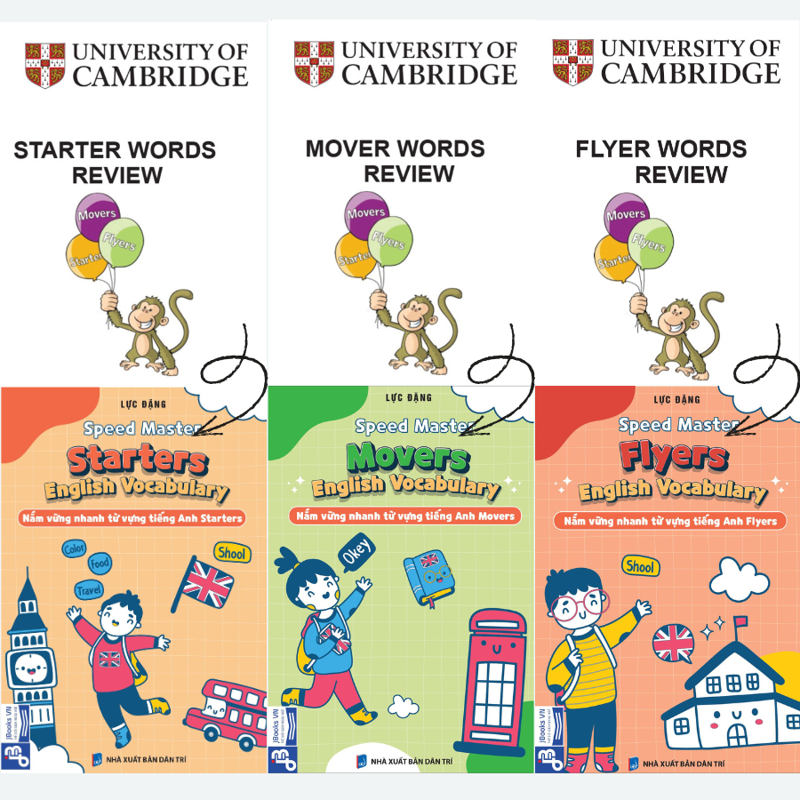 Sách tiếng Anh - Vở luyện viết từ vựng Cambridge Starter, Mover, Flyer Words Review 2nd