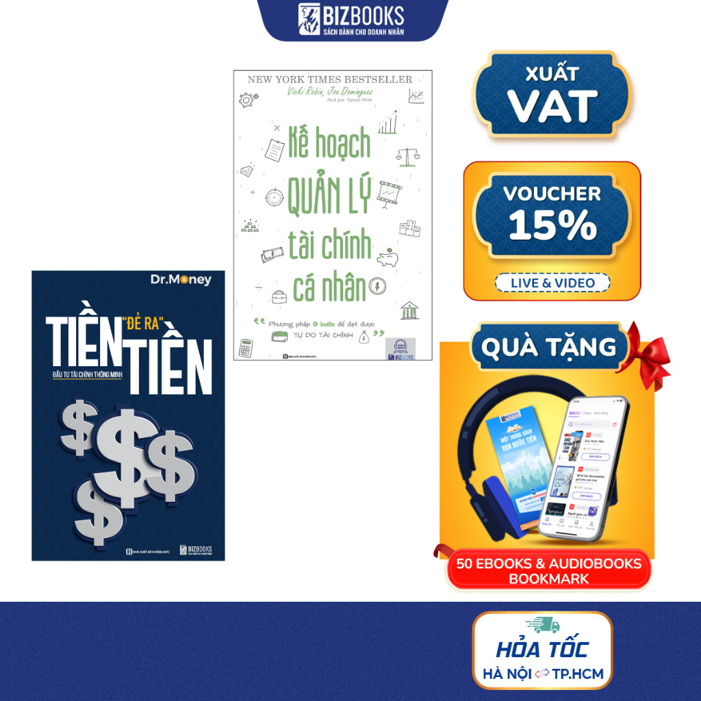 Comb Sách Tài Chính: Tiền Đẻ Ra Tiền Và Kế Hoạch Quản Lý Tài Chính Cá Nhân - Bizbooks