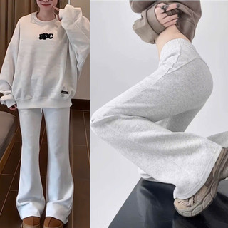  Quần ống loe nữ Quần nỉ ống loe co giãn chất liệu nỉ 2 da cao cấp tôn dáng giúp chân thon gọn 