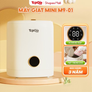  Máy giặt mini M9-01 Topgiakids giặt đồ cho bé đồ lót tất vớ - Tự vắt sấy khô - Tia UVC khử khuẩn 