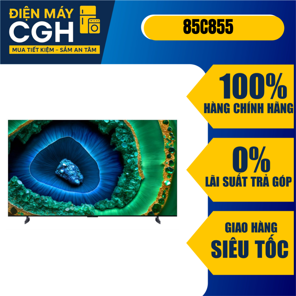 Tivi TCL 85 inch Smart tivi 4K Mini Led 85C855