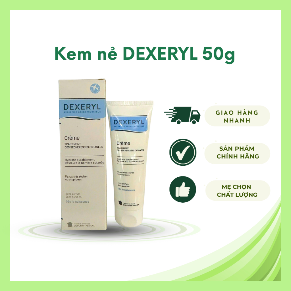 [mẫu mới] Kem Dexeryl 50g [pháp] date xa
