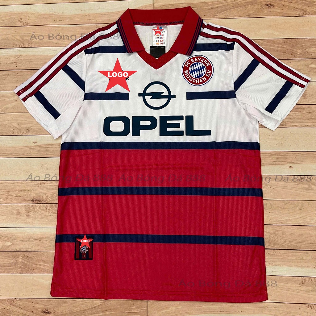 [Chỉ Có Áo] Áo Bóng Đá Retro CLB Bayern 1998 - Hàng Nhập Khẩu Thái Lan