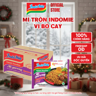  Mì Indomie vị Bò Cay mì trộn cay nhẹ thơm vị bò đậm chất Indonesia 91g x thùng 40 gói  Date 2 2026  