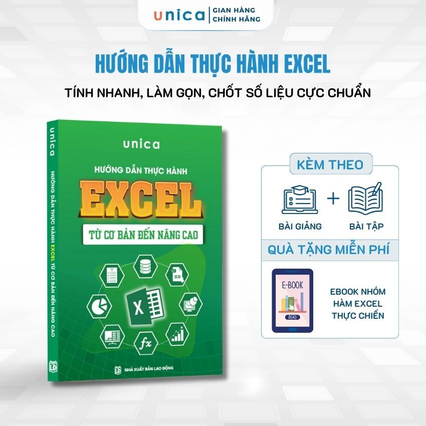 Sách Hướng dẫn thực hành Excel từ cơ bản đến nâng cao