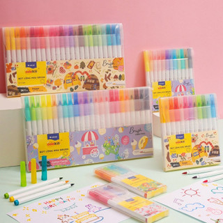 Bút lông màu Fiber Pen Brush Thiên Long Colokit đẹp an toàn