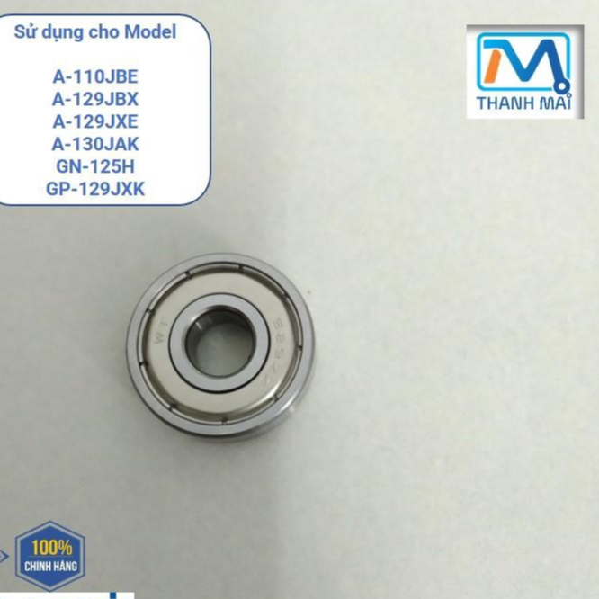 Vòng bi (Mặt đạn) Máy bơm nước Panasonic MODEL A-110JBE A-129JBX A-129JXE A-130JAK GN-125H GP-129JXK