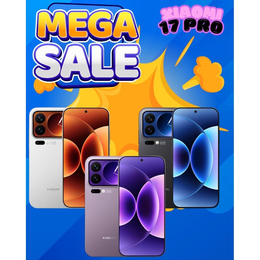 Điện thoại di động Xiaomi 17 pro 5g ( Snapdragon 8 elite gen 5 - pin 6300mah)(Mới nguyên seal)