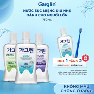  Nước súc miệng dịu nhẹ Garglin dành cho người lớn chai 750ml 