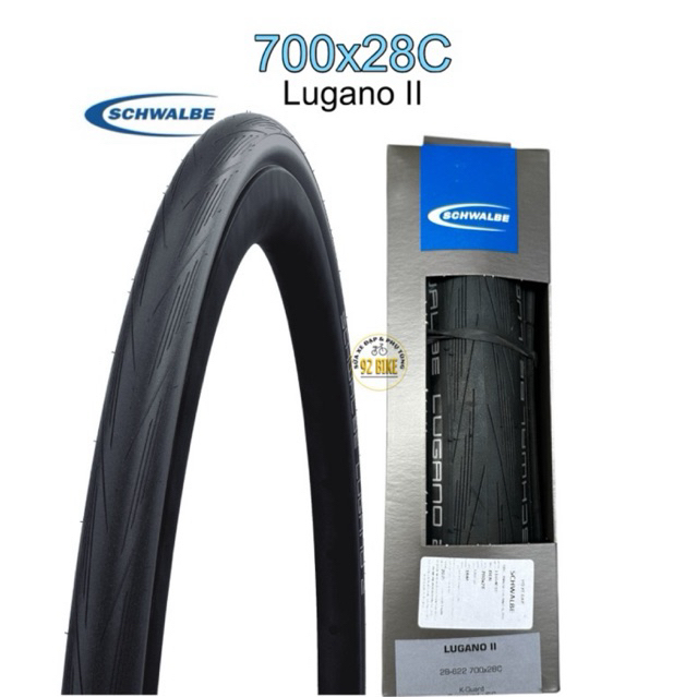 Vỏ Ruột Xe Đạp 700x28C SCHWALBE Lugano II, Săm lốp Xe Đạp 700x28C – Chất lượng Đức, Chính Hãng.