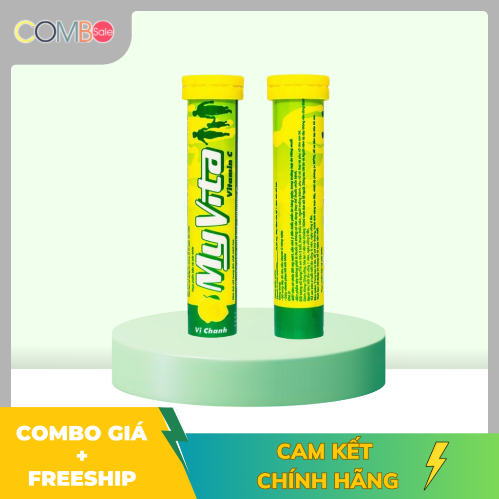 Viên Sủi Bổ Sung Vitamin C Vị Chanh Myvita