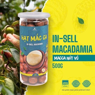 Hạt Macca Úc Nứt Vỏ MONUTS thơm giòn béo