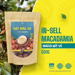 Hạt Macca Úc nứt vỏ  gói 500gr