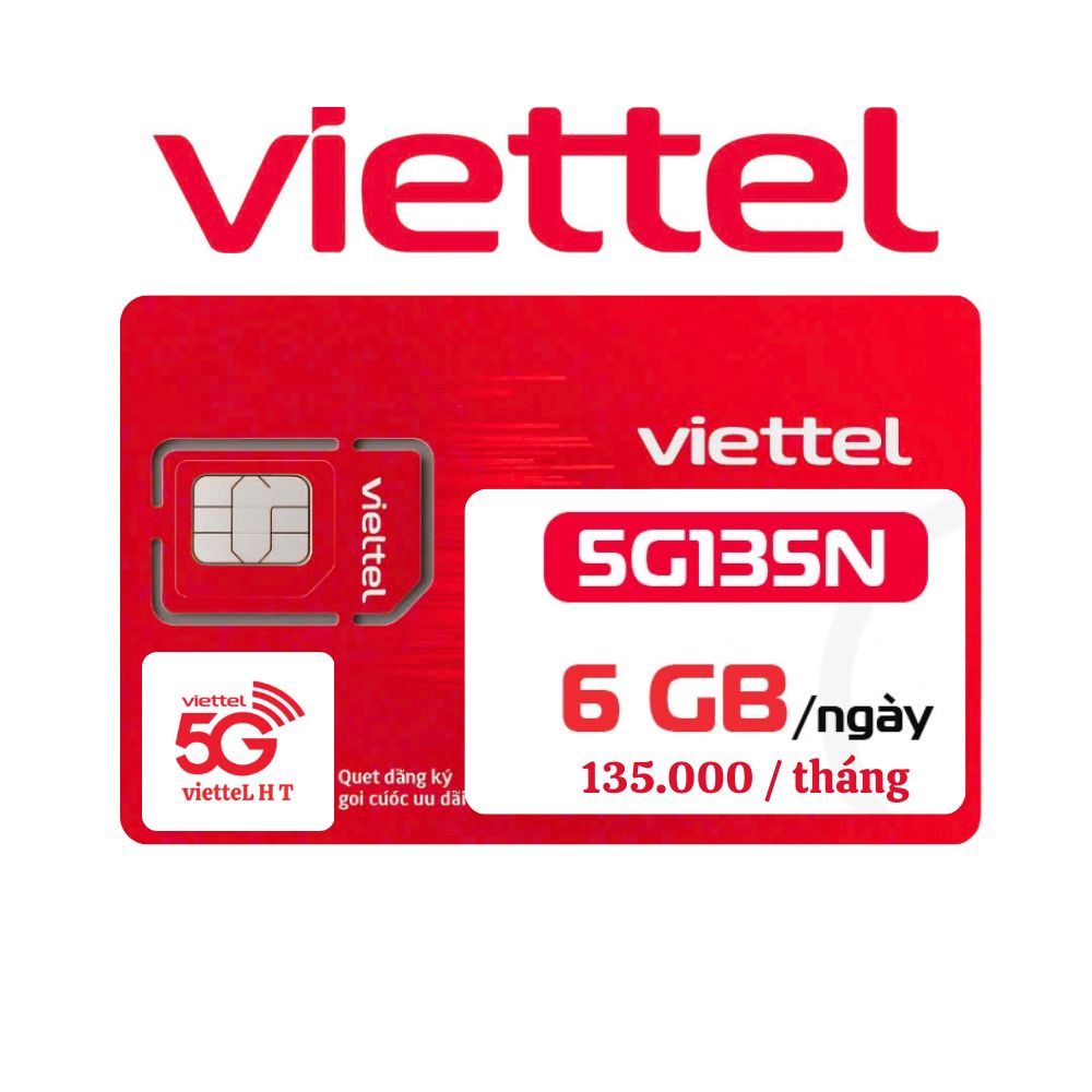 Sim VIETTEL 4G/ 5G số đẹp - SIM MỚI nguyên kít, đăng ký chính chủ tại nhà, qua My VietteL.c8
